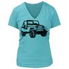 Women's Premium Deep V-Neck T-Shirt Thumbnail