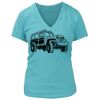 Women's Premium Deep V-Neck T-Shirt Thumbnail