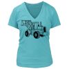 Women's Premium Deep V-Neck T-Shirt Thumbnail