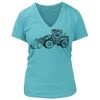 Women's Premium Deep V-Neck T-Shirt Thumbnail
