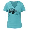 Women's Premium Deep V-Neck T-Shirt Thumbnail