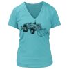 Women's Premium Deep V-Neck T-Shirt Thumbnail