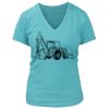 Women's Premium Deep V-Neck T-Shirt Thumbnail