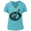 Women's Premium Deep V-Neck T-Shirt Thumbnail