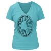 Women's Premium Deep V-Neck T-Shirt Thumbnail