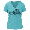 Women's Premium Deep V-Neck T-Shirt Thumbnail