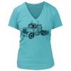 Women's Premium Deep V-Neck T-Shirt Thumbnail