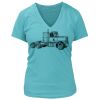 Women's Premium Deep V-Neck T-Shirt Thumbnail