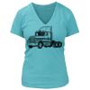 Women's Premium Deep V-Neck T-Shirt Thumbnail