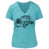 Women's Premium Deep V-Neck T-Shirt Thumbnail