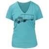 Women's Premium Deep V-Neck T-Shirt Thumbnail