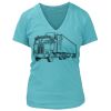 Women's Premium Deep V-Neck T-Shirt Thumbnail