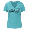 Women's Premium Deep V-Neck T-Shirt Thumbnail