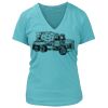Women's Premium Deep V-Neck T-Shirt Thumbnail