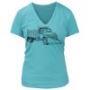 Women's Premium Deep V-Neck T-Shirt Thumbnail