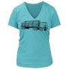 Women's Premium Deep V-Neck T-Shirt Thumbnail