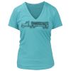 Women's Premium Deep V-Neck T-Shirt Thumbnail