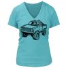 Women's Premium Deep V-Neck T-Shirt Thumbnail