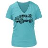 Women's Premium Deep V-Neck T-Shirt Thumbnail