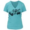 Women's Premium Deep V-Neck T-Shirt Thumbnail
