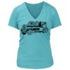 Women's Premium Deep V-Neck T-Shirt Thumbnail