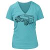 Women's Premium Deep V-Neck T-Shirt Thumbnail