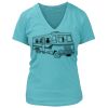 Women's Premium Deep V-Neck T-Shirt Thumbnail