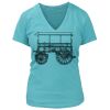 Women's Premium Deep V-Neck T-Shirt Thumbnail