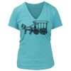 Women's Premium Deep V-Neck T-Shirt Thumbnail