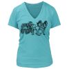 Women's Premium Deep V-Neck T-Shirt Thumbnail