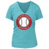Women's Premium Deep V-Neck T-Shirt Thumbnail