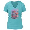 Women's Premium Deep V-Neck T-Shirt Thumbnail