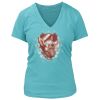 Women's Premium Deep V-Neck T-Shirt Thumbnail