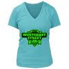 Women's Premium Deep V-Neck T-Shirt Thumbnail