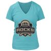 Women's Premium Deep V-Neck T-Shirt Thumbnail