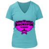 Women's Premium Deep V-Neck T-Shirt Thumbnail