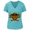 Women's Premium Deep V-Neck T-Shirt Thumbnail