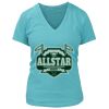 Women's Premium Deep V-Neck T-Shirt Thumbnail