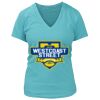 Women's Premium Deep V-Neck T-Shirt Thumbnail