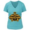 Women's Premium Deep V-Neck T-Shirt Thumbnail