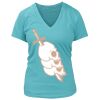 Women's Premium Deep V-Neck T-Shirt Thumbnail