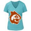 Women's Premium Deep V-Neck T-Shirt Thumbnail