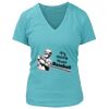 Women's Premium Deep V-Neck T-Shirt Thumbnail