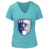 Women's Premium Deep V-Neck T-Shirt Thumbnail