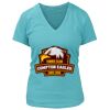 Women's Premium Deep V-Neck T-Shirt Thumbnail