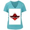 Women's Premium Deep V-Neck T-Shirt Thumbnail