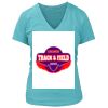 Women's Premium Deep V-Neck T-Shirt Thumbnail