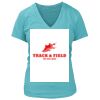 Women's Premium Deep V-Neck T-Shirt Thumbnail