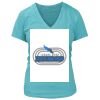 Women's Premium Deep V-Neck T-Shirt Thumbnail