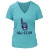 Women's Premium Deep V-Neck T-Shirt Thumbnail